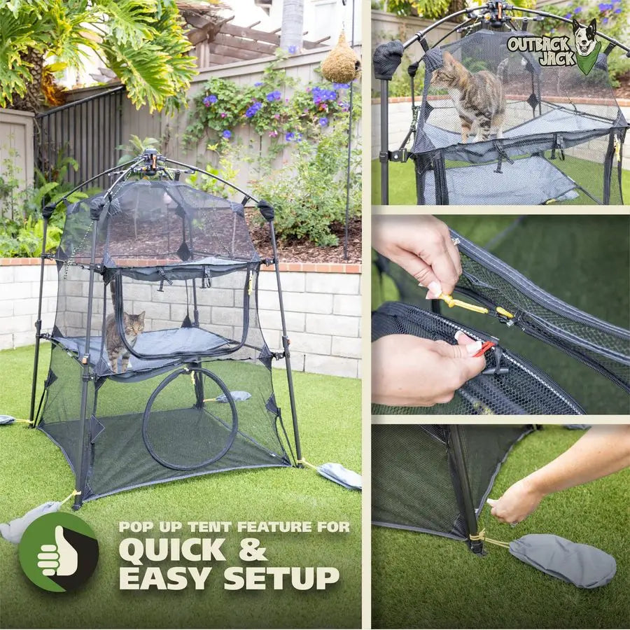 Catio Outdoor Cat Enclosure Portable Tent