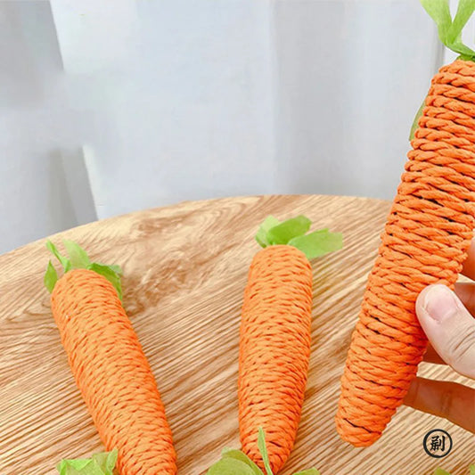 Carrot Cuddle cat teething stick anti-bite cat scratch board pet supplies