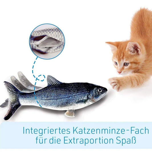Cat Toy Fish Interactive Floppy Fish USB Charger