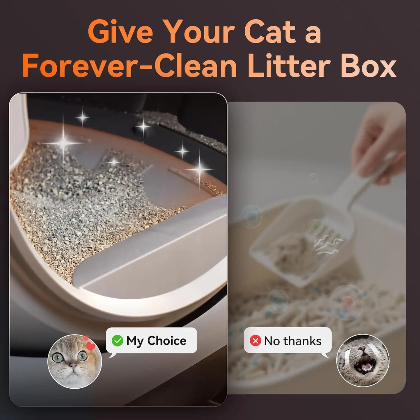 G1 Self Cleaning Litter Box for Multiple Cats with Smart APP Control
