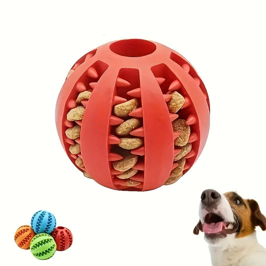 Interactive Dog Chew Toys Treat Dispenser/ Dental Cleaning Balls /Aggressive Chewers