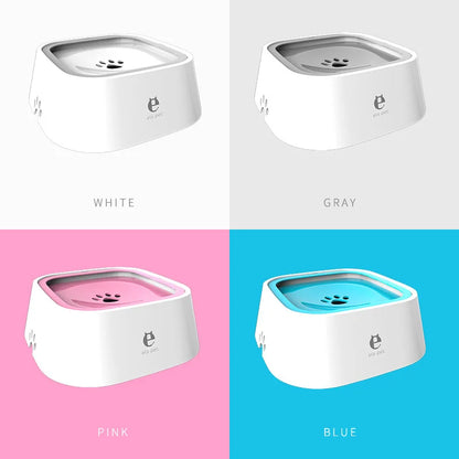 Pet Floating Bowl Water Drinker No Splash Water Cat Bowl Portable Dog Bowl