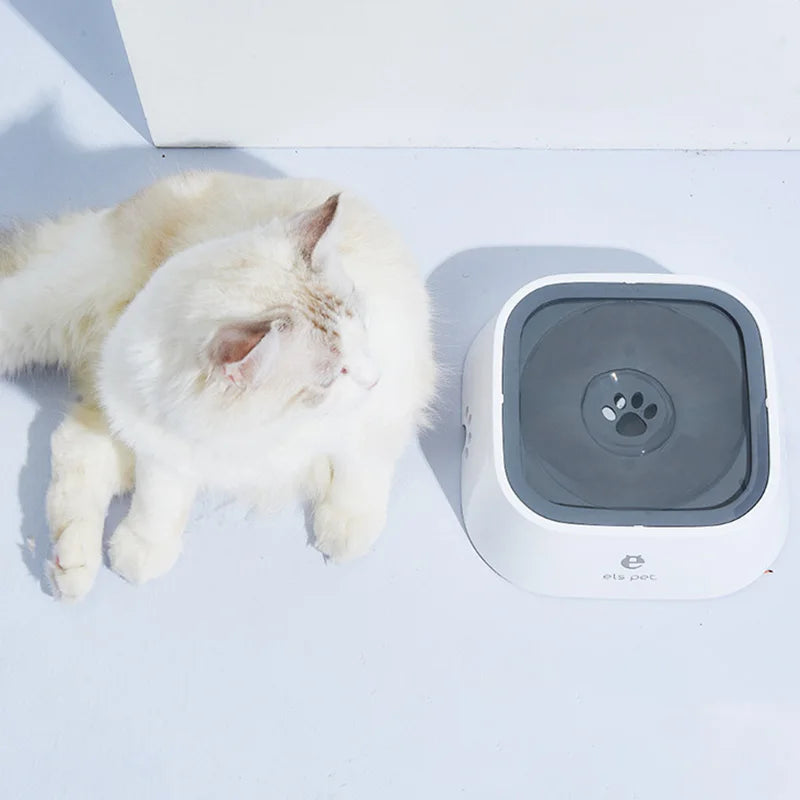 Pet Floating Bowl Water Drinker No Splash Water Cat Bowl Portable Dog Bowl