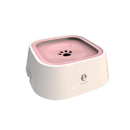 Pet Floating Bowl Water Drinker No Splash Water Cat Bowl Portable Dog Bowl
