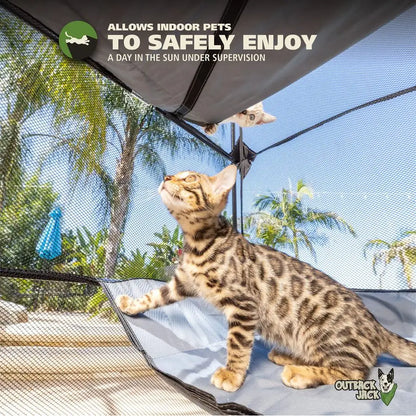 Catio Outdoor Cat Enclosure Portable Tent