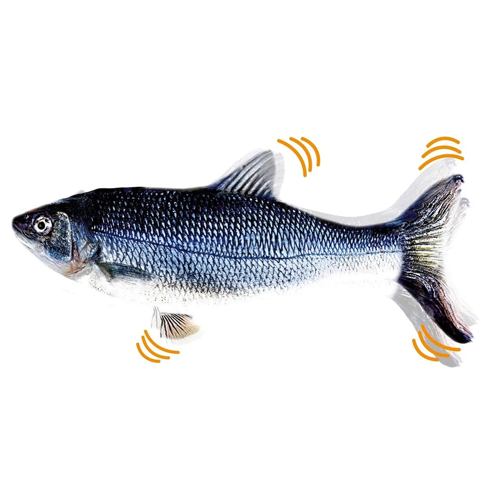 Cat Toy Fish Interactive Floppy Fish USB Charger