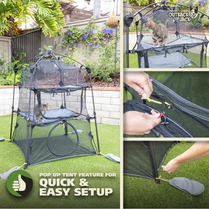 Catio Outdoor Cat Enclosure Portable Tent