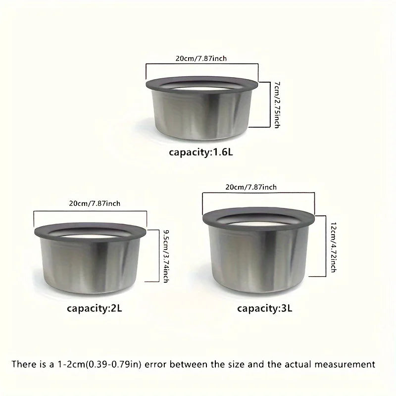 Stainless Steel Dog Water Bowl with Floating Disk Design, Anti-Spill Non-Wet Mouth Pet Drinking Bowl, Slow Feeder Water Dogs