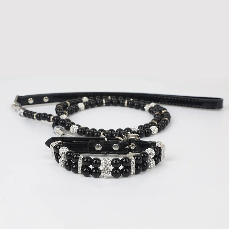Luxury Pearl Sphynx Cat Necklace Collar for Small Cats