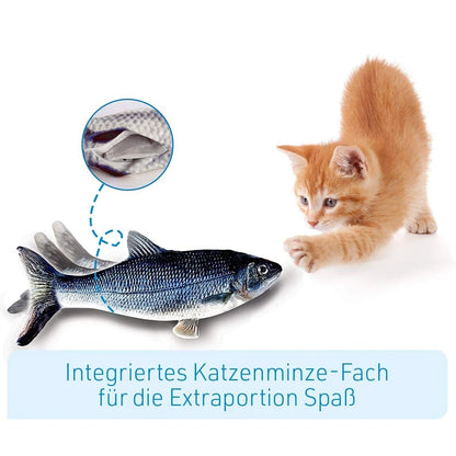 Cat Toy Fish Interactive Floppy Fish USB Charger