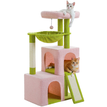 Large Cat Tree for Indoor Cats with Sisal Scratching Post