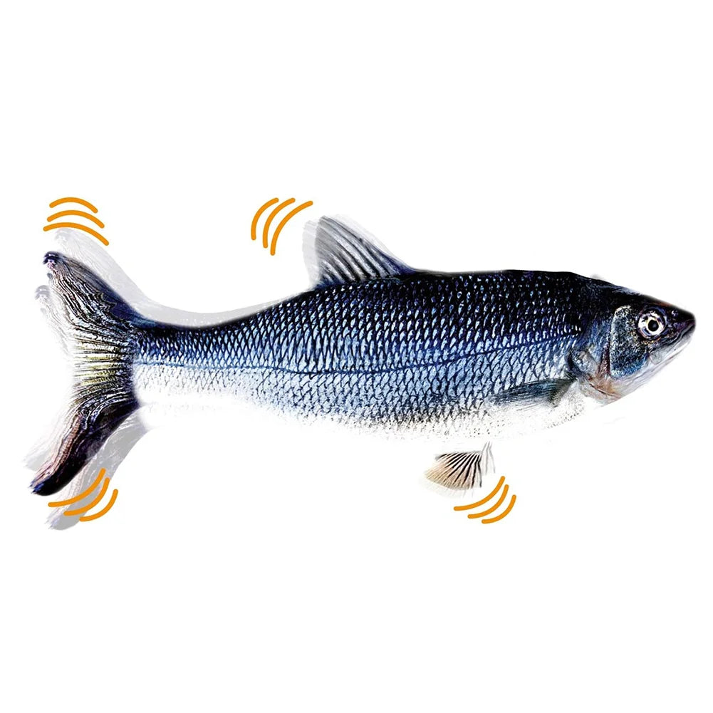 Cat Toy Fish Interactive Floppy Fish USB Charger