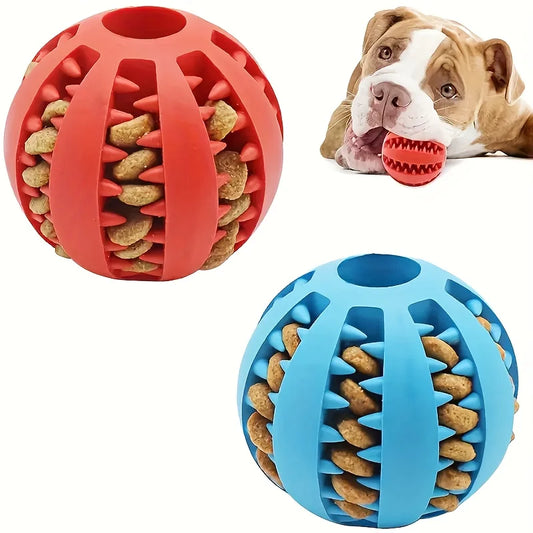 Interactive Dog Chew Toys Treat Dispenser/ Dental Cleaning Balls /Aggressive Chewers