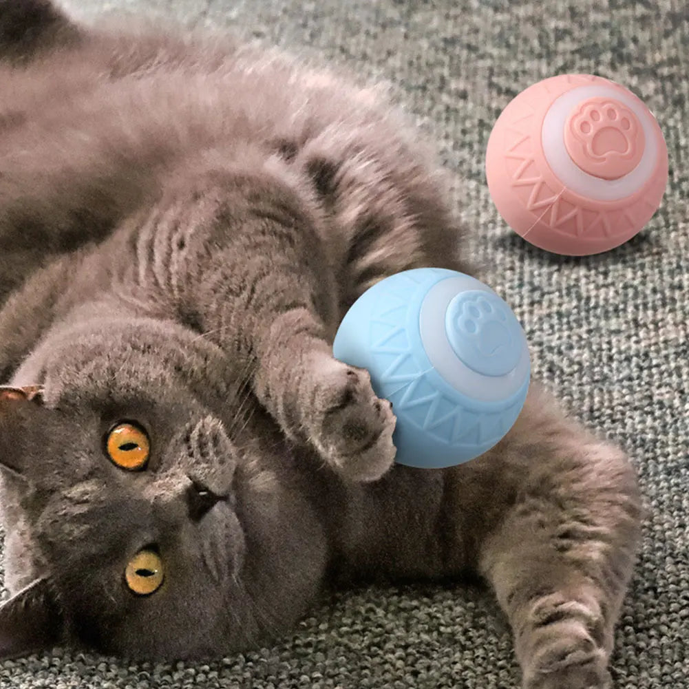 6pcs Automatic Rolling Ball Interactive Cat Toy   ﻿