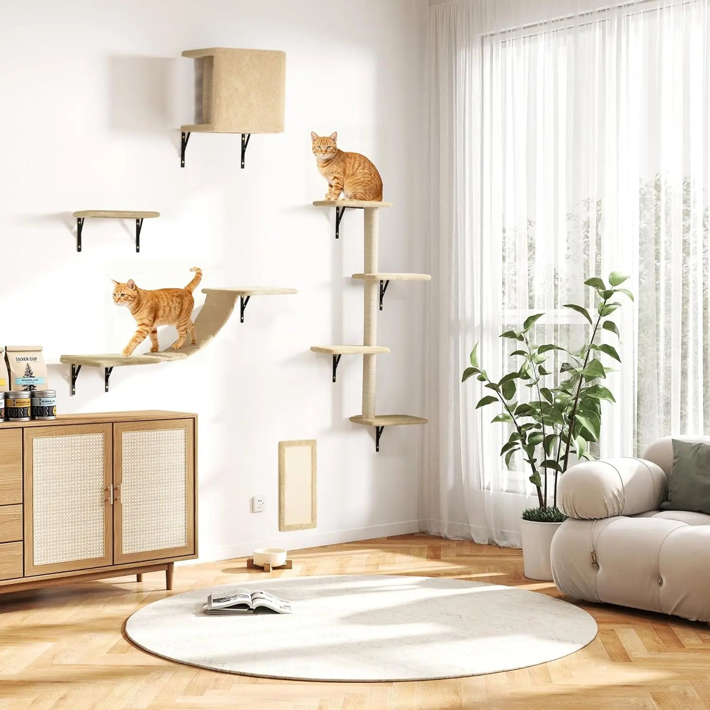 Wall-Mounted Cat Tree