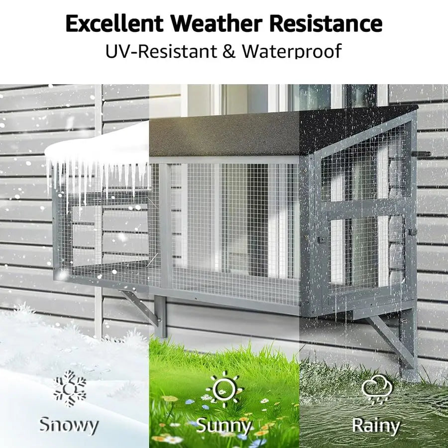 Window Box Catio for Indoor Cats