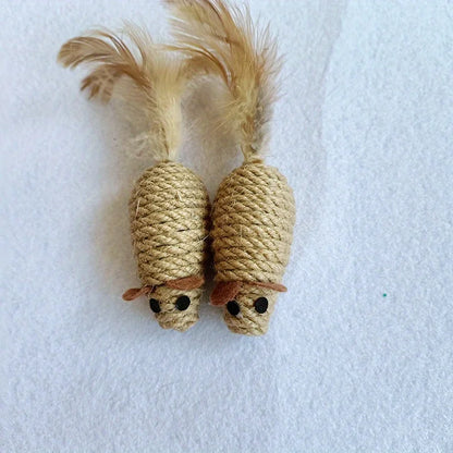 3pcs Hemp Rope Cat Toys