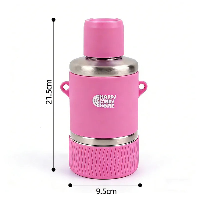 27oz Stainless Steel Double Wall Insulated Water Bottle/Bowl Hiking Walks Travel
