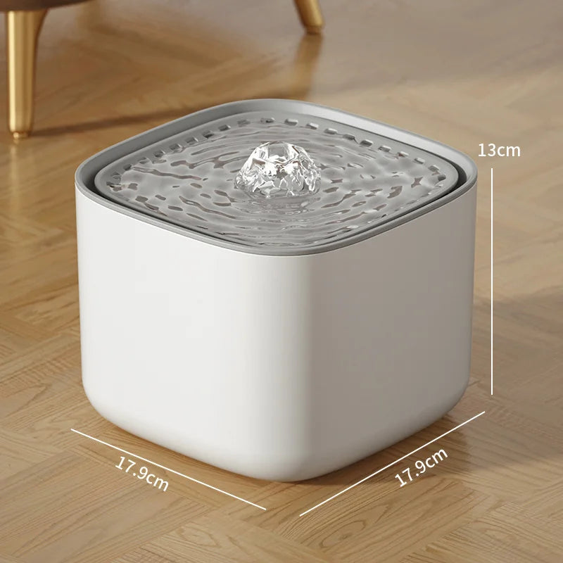 3L Cat Water Fountain Auto Recirculate Filter  USB Electric
