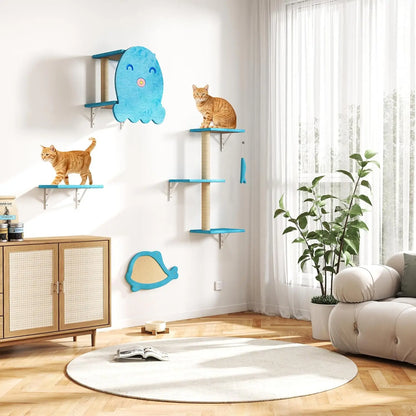Wall-Mounted Cat Tree