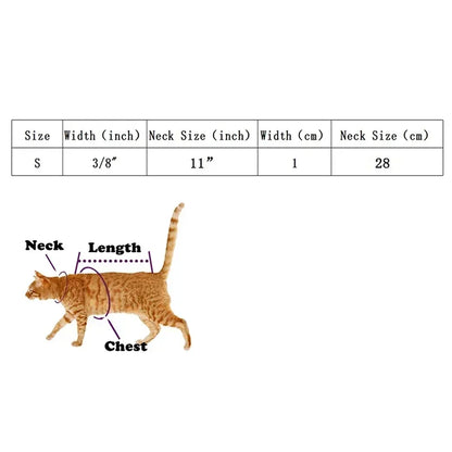 8 Colors Adjustable Soft Velvet Heart Charm and Bell Cat Collar Safety Elastic