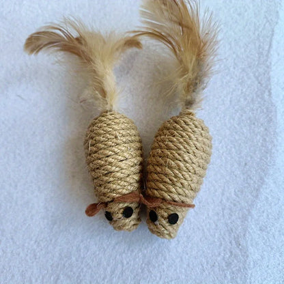 3pcs Hemp Rope Cat Toys