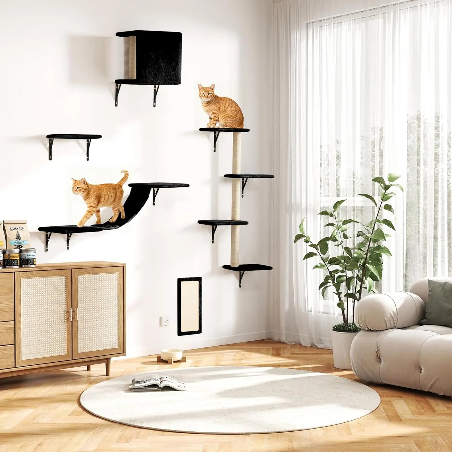 Wall-Mounted Cat Tree