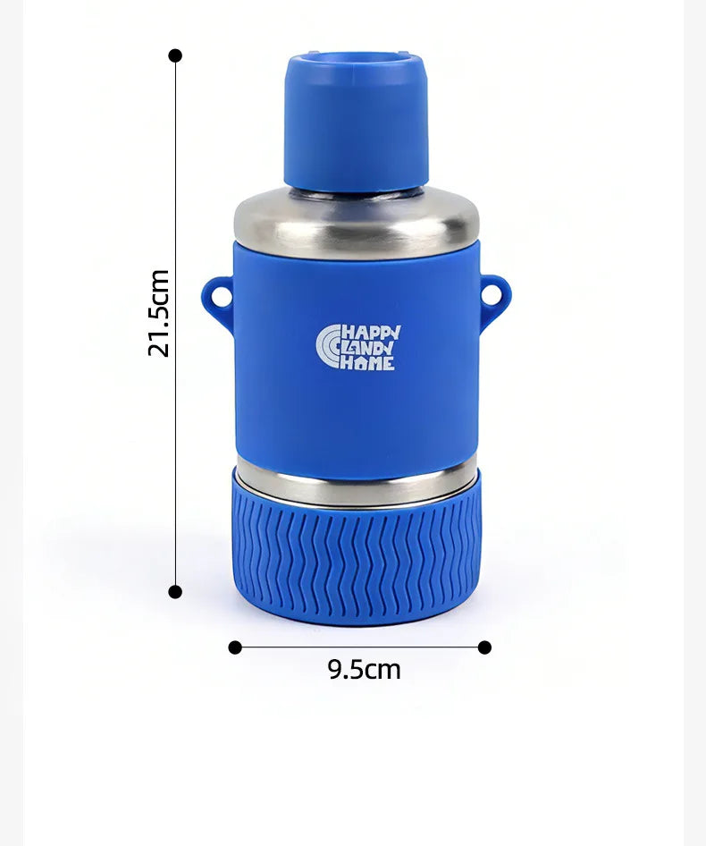 27oz Stainless Steel Double Wall Insulated Water Bottle/Bowl Hiking Walks Travel