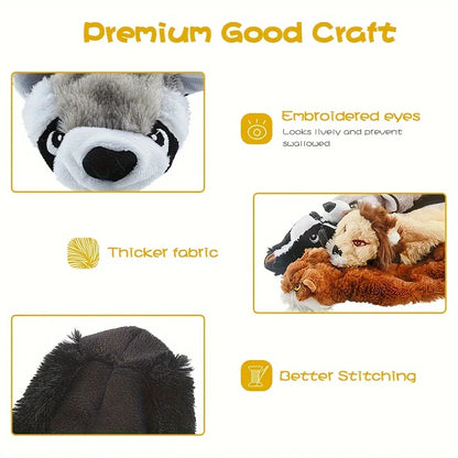 Squeaky Plush Dog Toy - Durable Chew for Small to Large Breeds