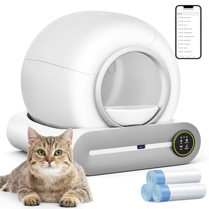Self Cleaning Cat Litter Boxfor Multiple Cats with Safety Protection