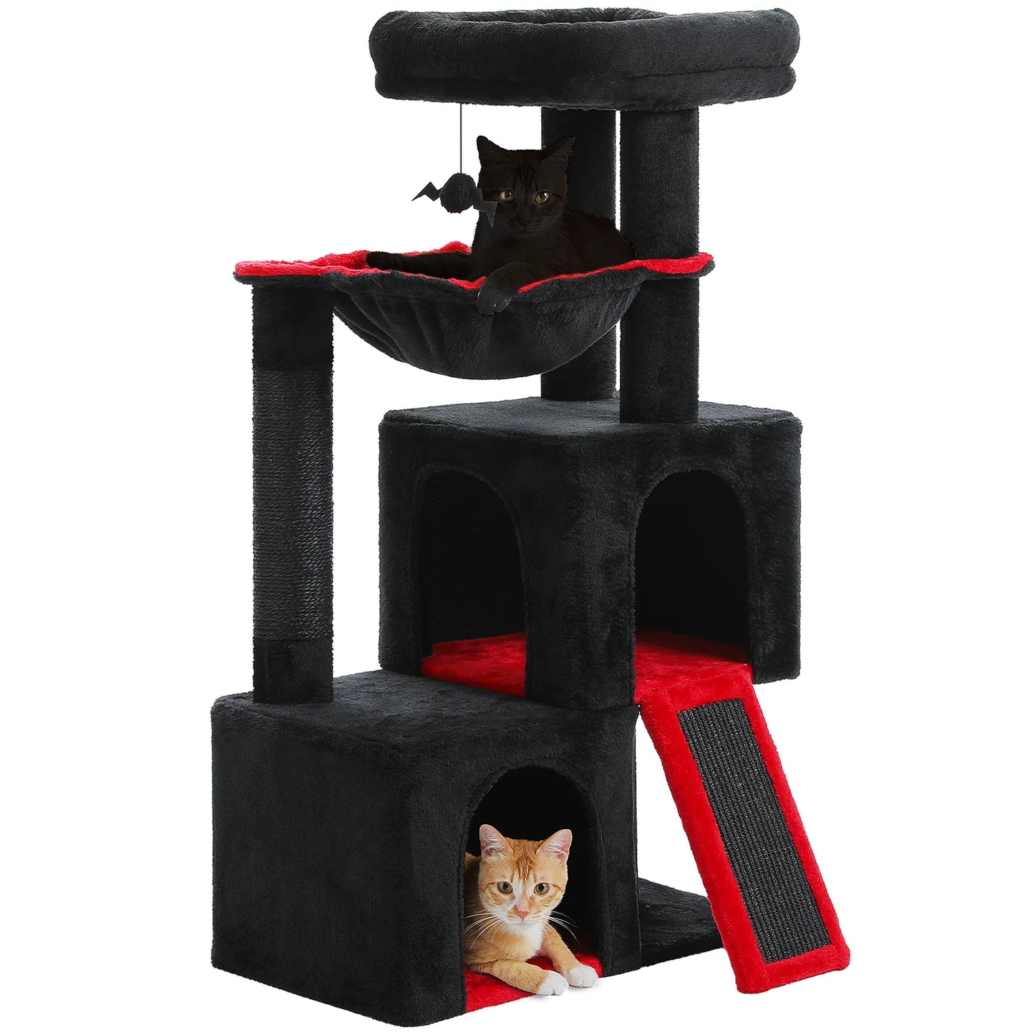 Large Cat Tree for Indoor Cats with Sisal Scratching Post