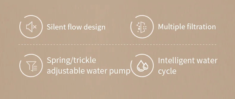 3L Cat Water Fountain Auto Recirculate Filter  USB Electric