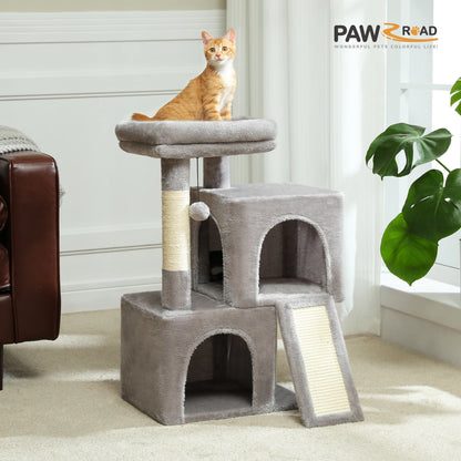 Large Cat Tree for Indoor Cats with Sisal Scratching Post