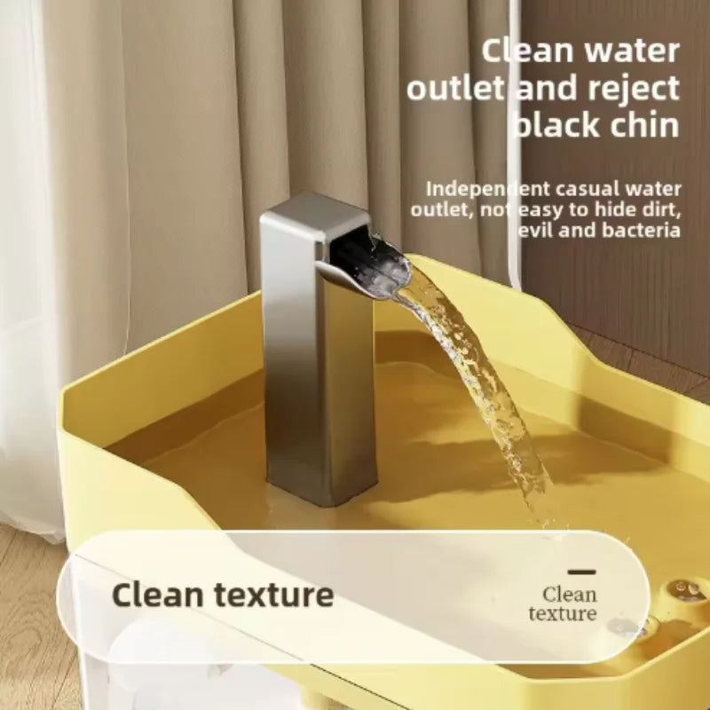 USB Cat Water Fountain with Auto Filter Transparent Anti-Dry Burning Recirculating Dispenser Includes Pump
