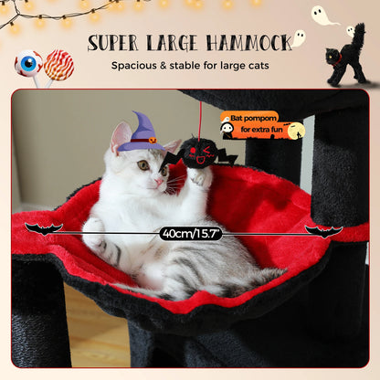Large Cat Tree for Indoor Cats with Sisal Scratching Post