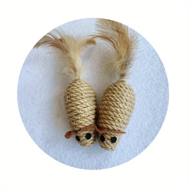 3pcs Hemp Rope Cat Toys