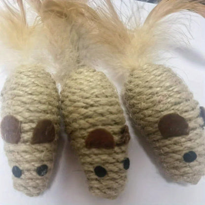 3pcs Hemp Rope Cat Toys