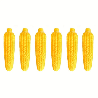 Indestructible Dog Chew Toy Heavy-Duty Rubber Corn Grain Texture for Medium/ Large Dogs/ Puppies/ Powerful Chewers
