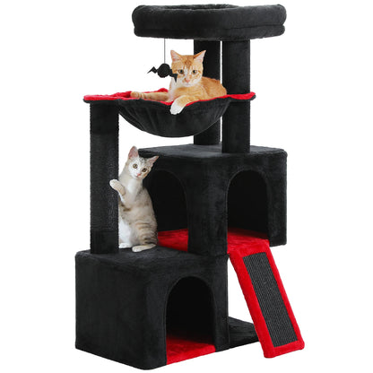 Large Cat Tree for Indoor Cats with Sisal Scratching Post