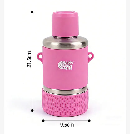 27oz Stainless Steel Double Wall Insulated Water Bottle/Bowl Hiking Walks Travel