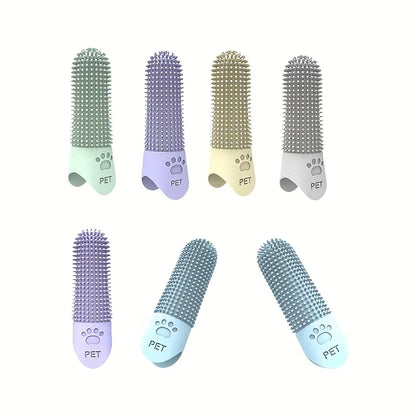 Soft Silicone 360° Finger Toothbrush for Dogs/Cats