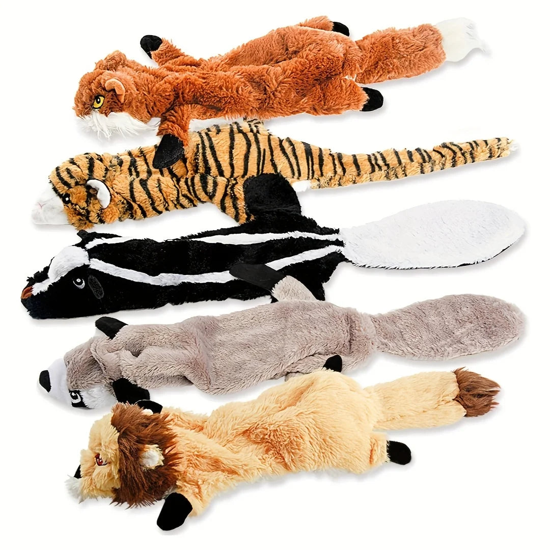 Squeaky Plush Dog Toy - Durable Chew for Small to Large Breeds