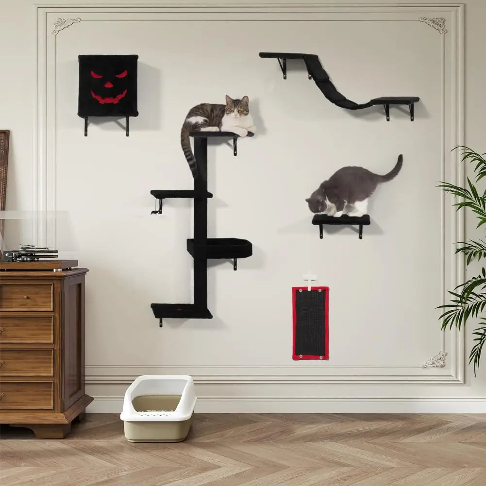 Wall-Mounted Cat Tree