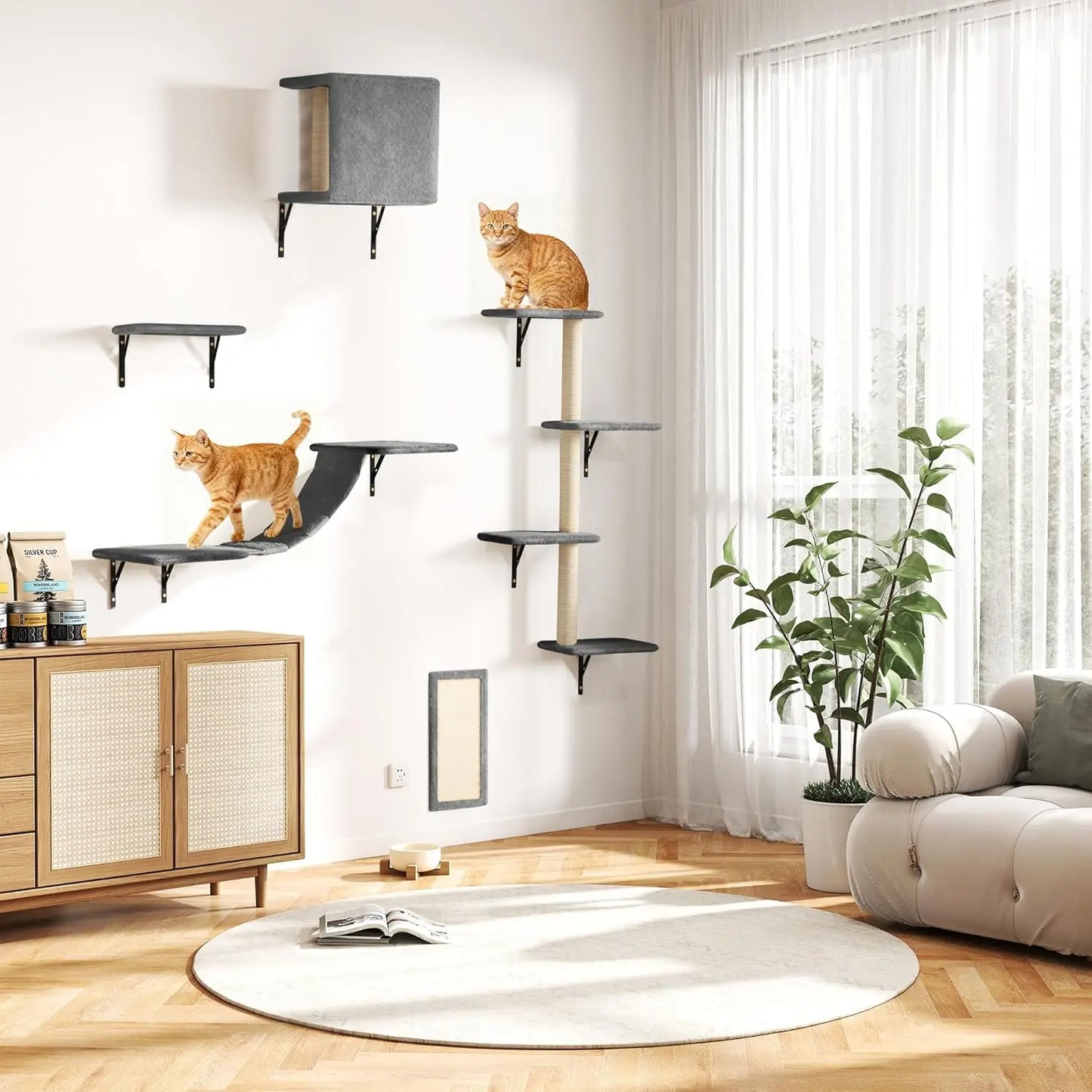 Wall-Mounted Cat Tree