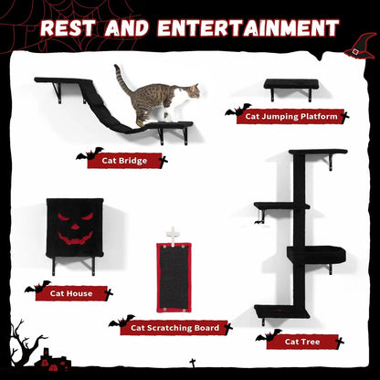 Wall-Mounted Cat Tree