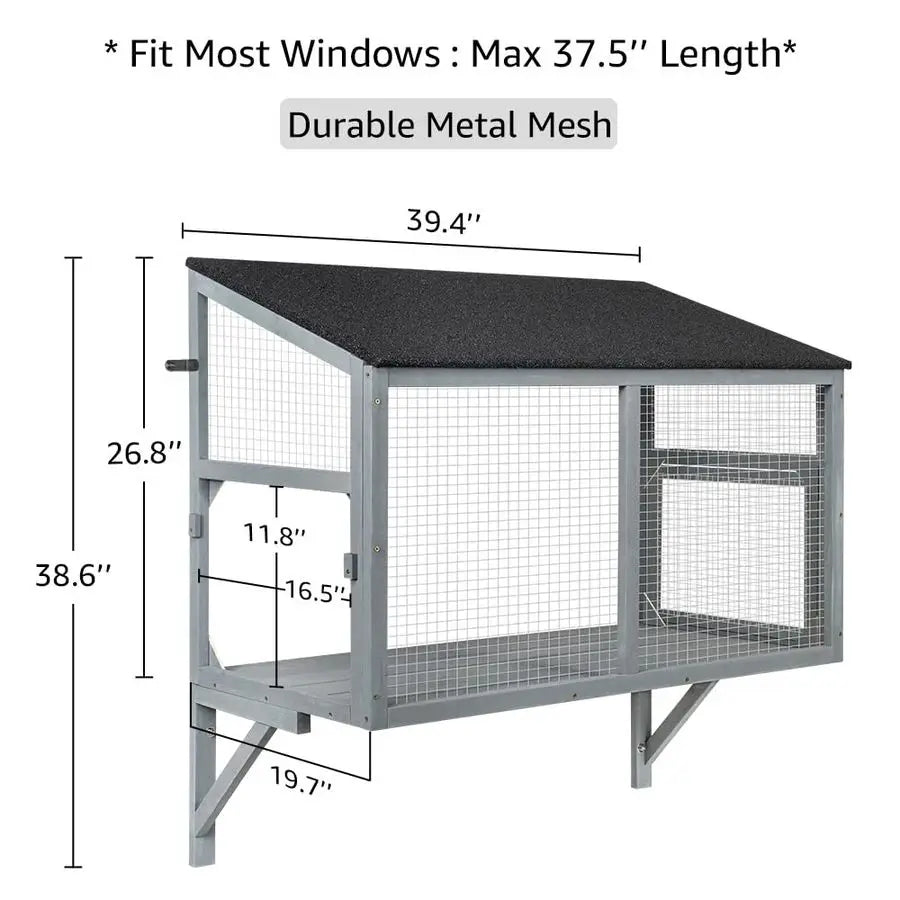 Window Box Catio for Indoor Cats