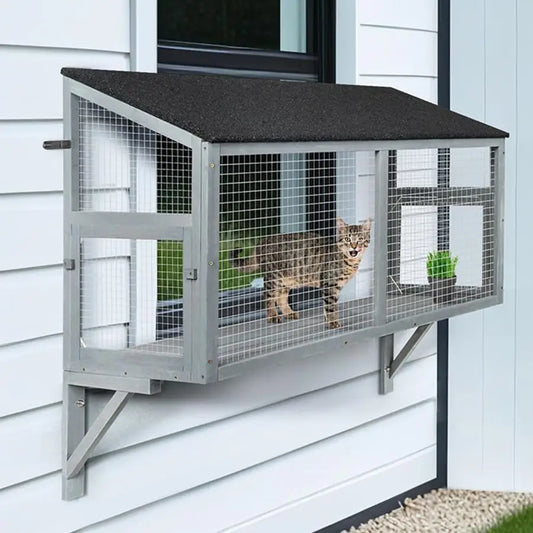 Window Box Catio for Indoor Cats