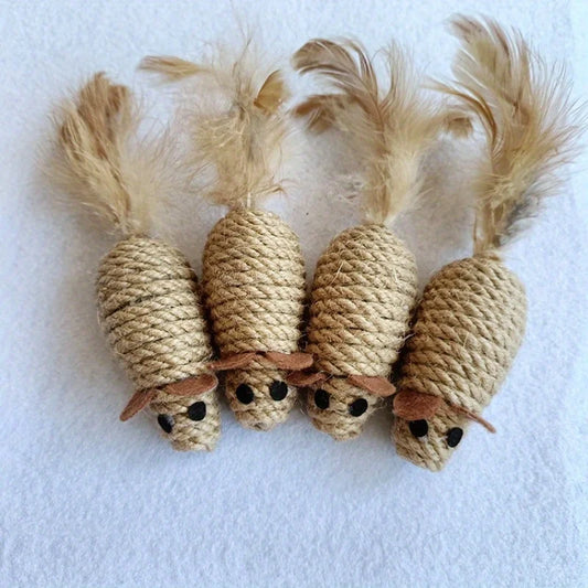 3pcs Hemp Rope Cat Toys